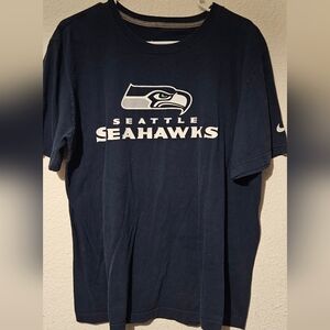 Nike Seattle Seahawks Navy Short Sleeve Tee